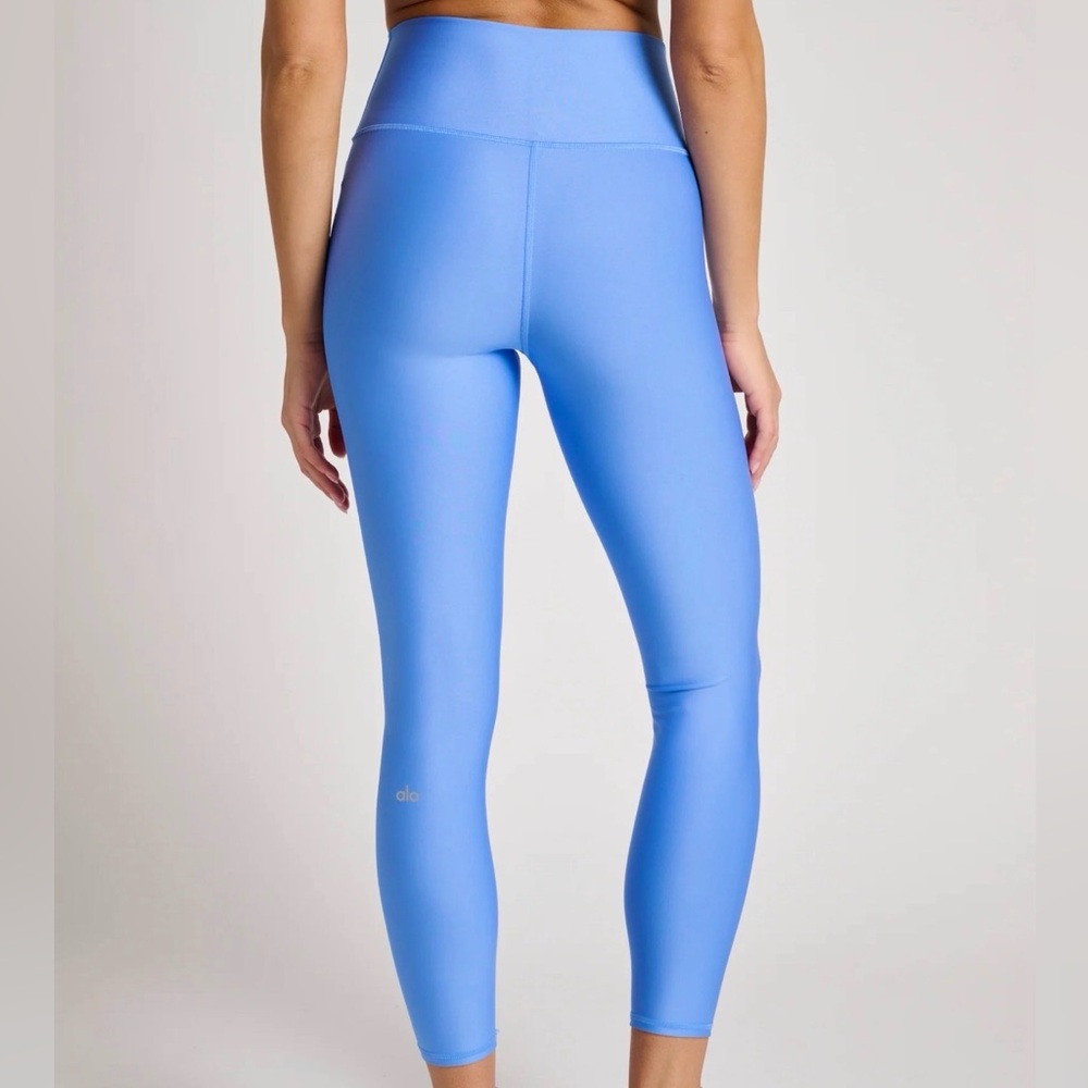 NWT Alo 7/8 Airlift High Waist Legging - Crystal Clear Blue Brand New Yoga Pants